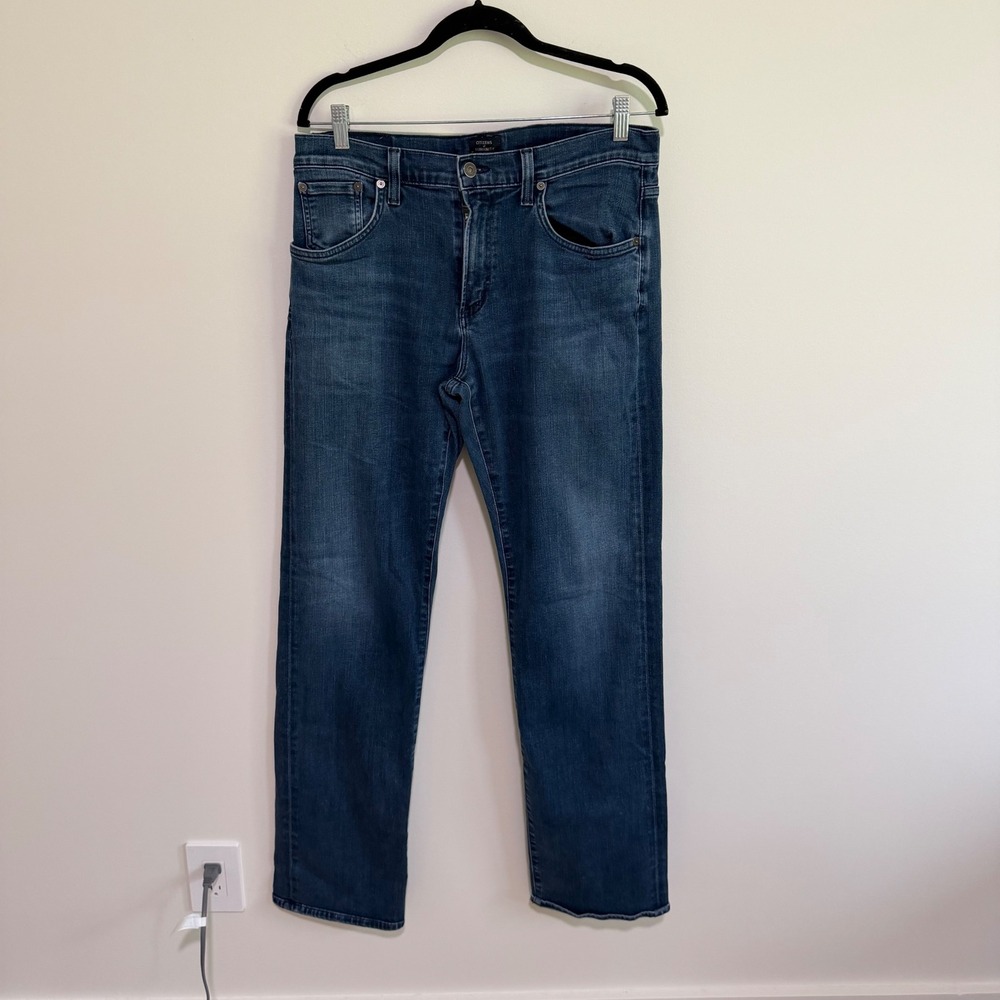 Citizens of Humanity Gage Straight Leg Jeans Mens 34 Dark Wash Indigo 604D-993